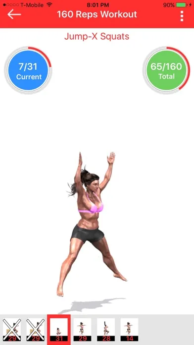 Capturas de tela do Chrono Squats: 3D Trainer