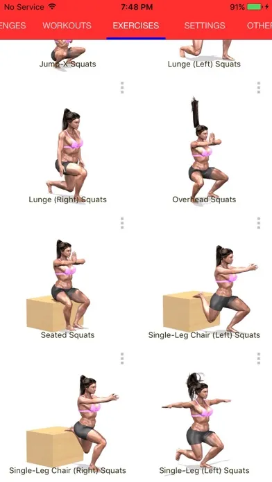 Capturas de tela do Chrono Squats: 3D Trainer