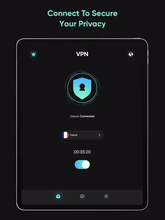 Tangkapan skrin Cloak VPN : Guardian Shield iPad 