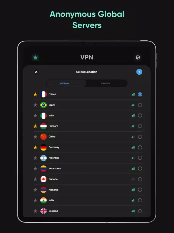 Tangkapan skrin Cloak VPN : Guardian Shield iPad 