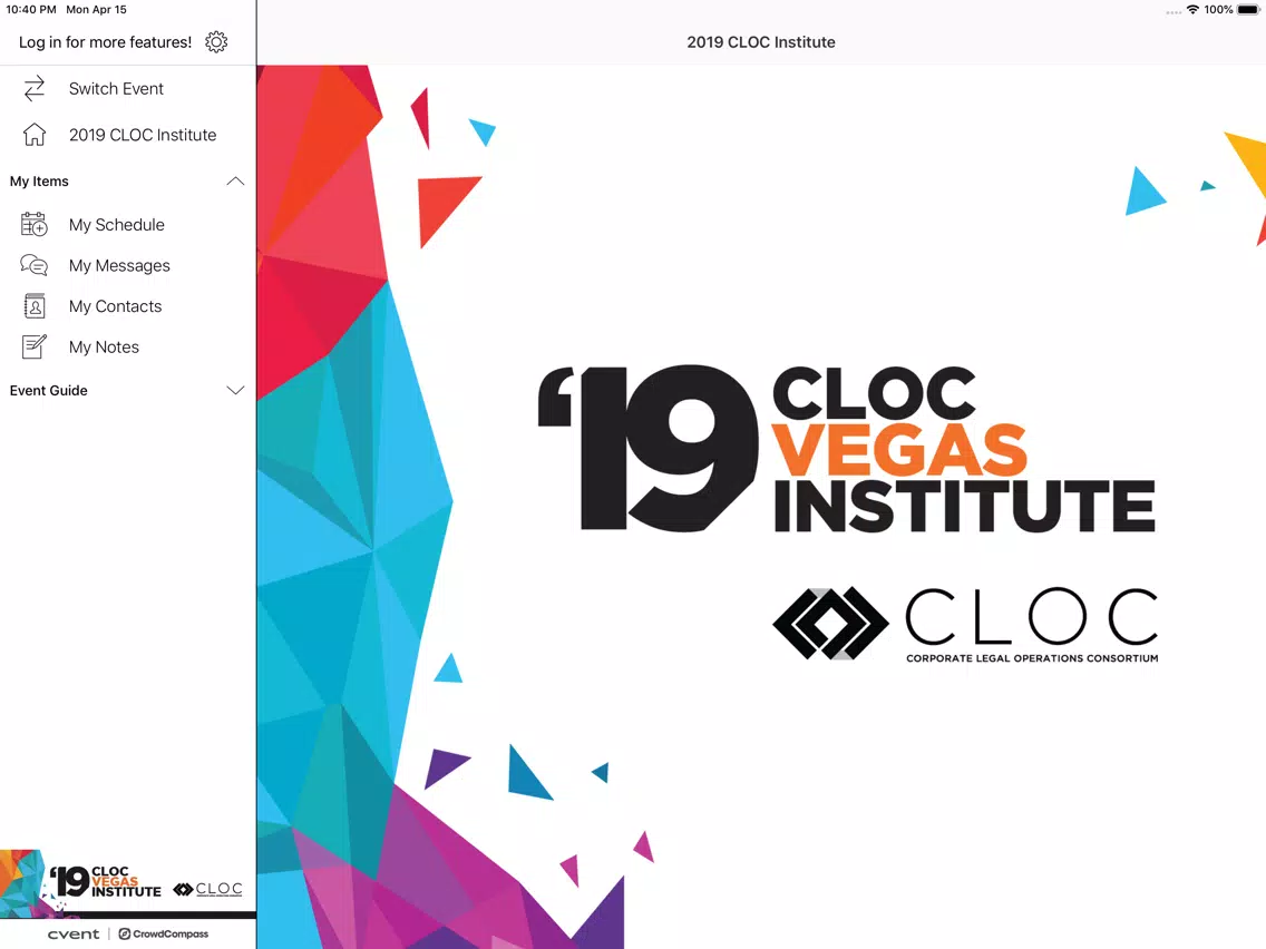 CLOC Global Institute - Guide iPad  Screenshots
