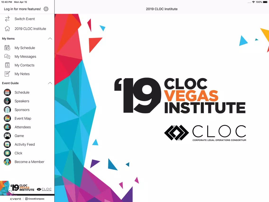 CLOC Global Institute - Guide iPad  Screenshots
