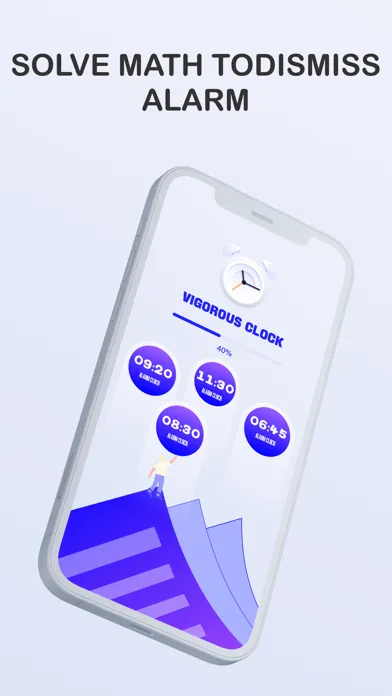 Tangkapan layar Vigorous Clock - Alarm Wake Up