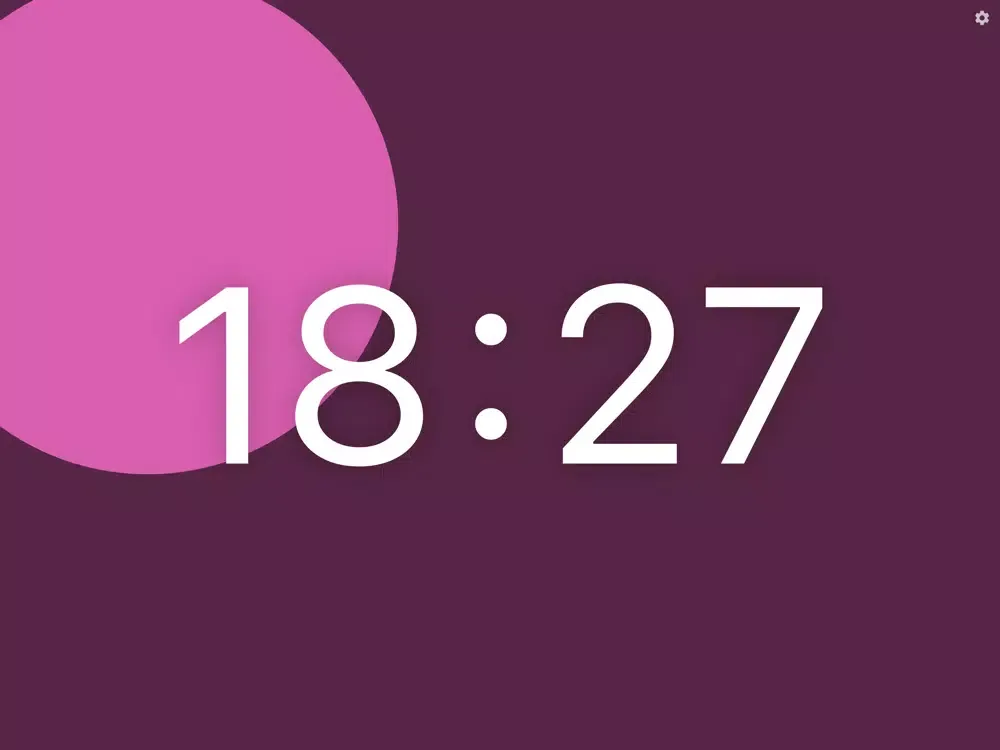 Clocker-桌面时钟,电子时钟 iPad سکرین شاٹس