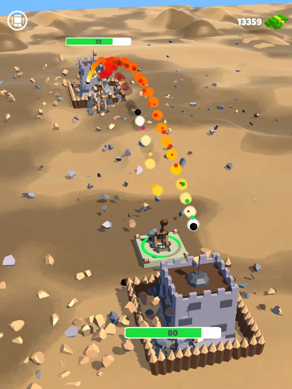 ภาพหน้าจอของ Castle Demolish iPad 