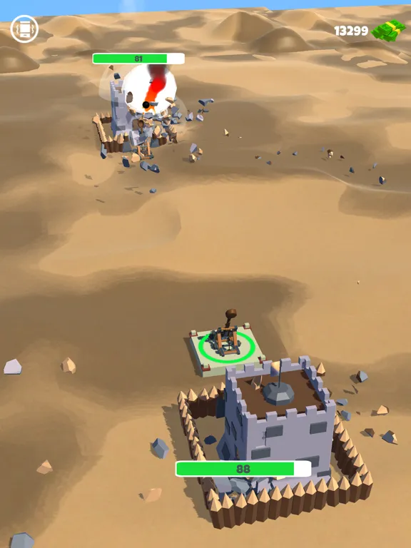 ภาพหน้าจอของ Castle Demolish iPad 