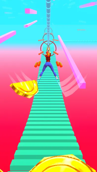Tangkapan skrin Rail Rush 3D