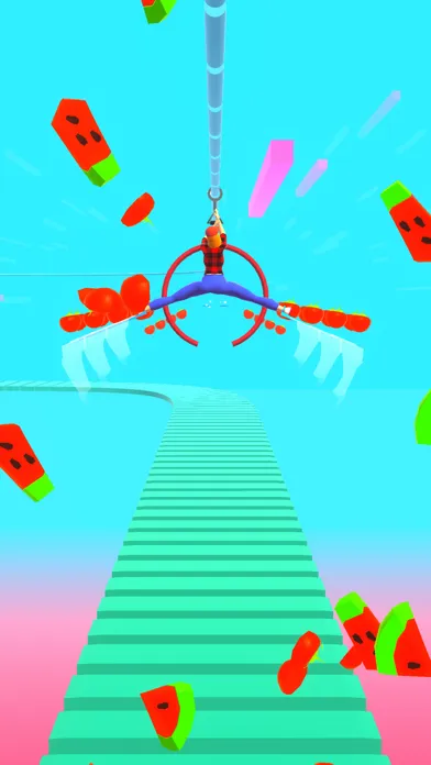 Tangkapan skrin Rail Rush 3D