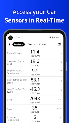 Piston - OBD2 Car Scanner Screenshots