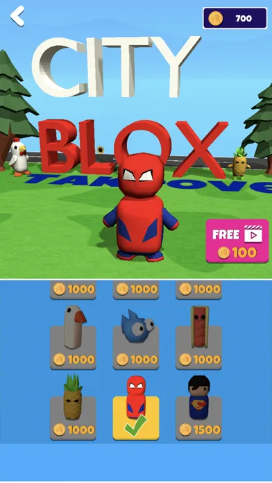 Zrzuty ekranu City Blox Takeover