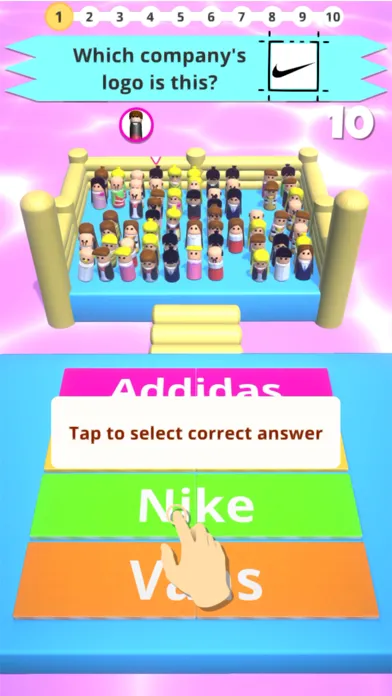 Captures d'écran de Trivia.io Confetti