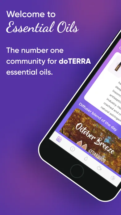 Zrzuty ekranu Essential Oils doTERRA