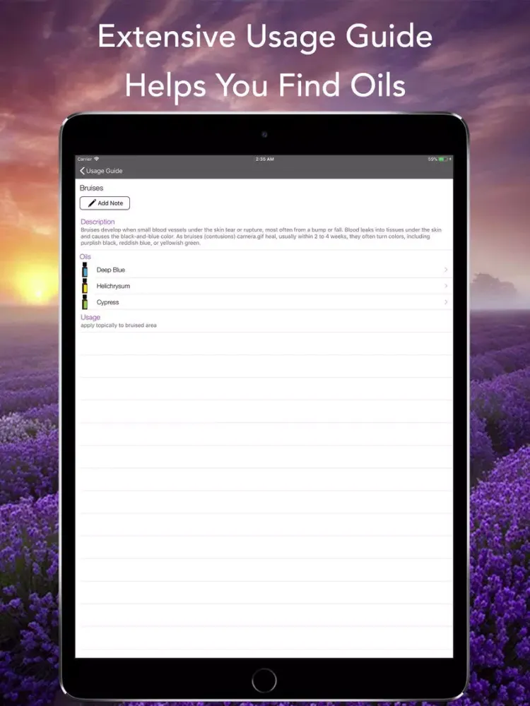 تصاویر Essential Oils for doTERRA iPad 