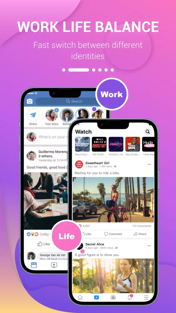 Clone App - Parallel Space Screenshots