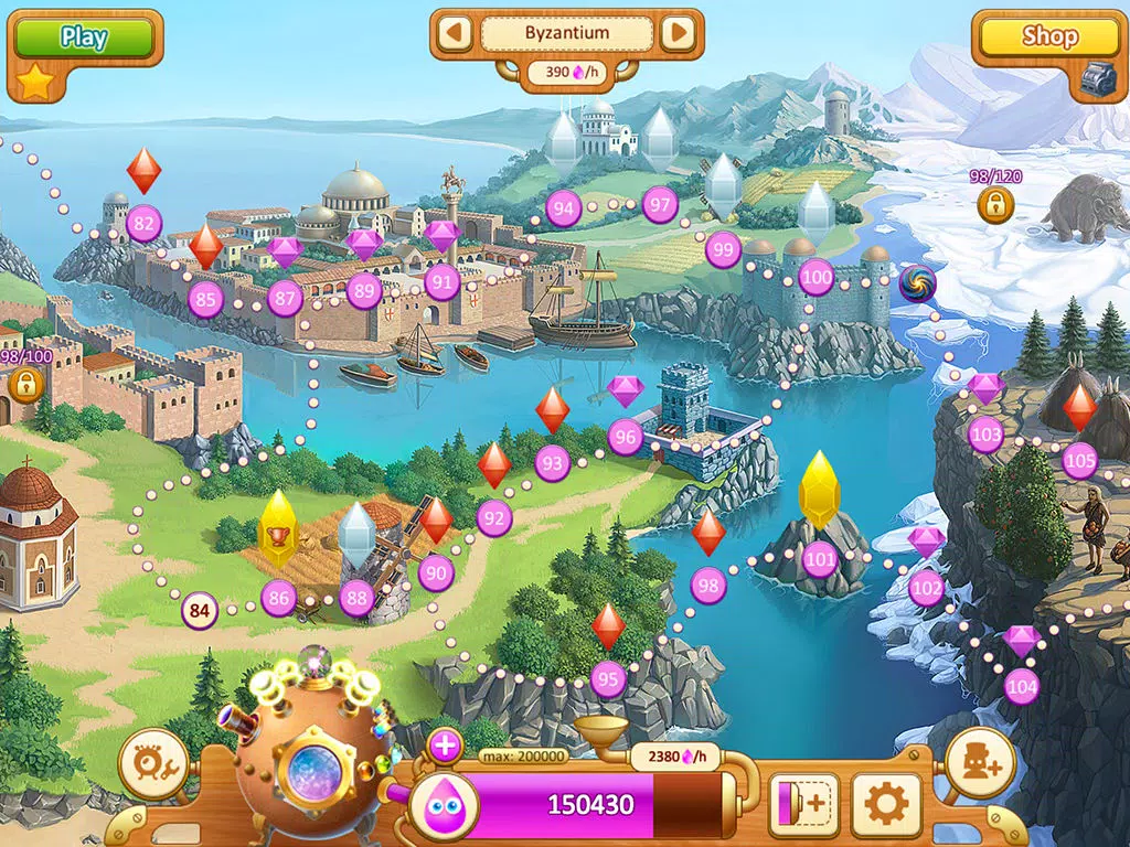 Diamond Bubbles: Brilliant Era iPad  Screenshots