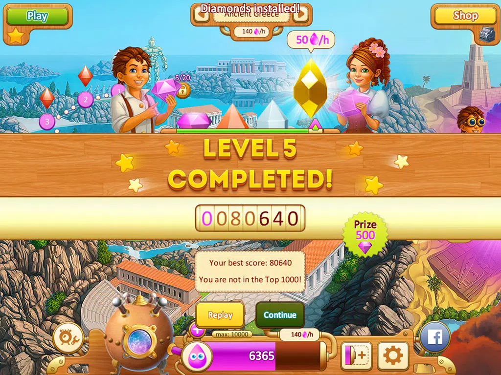 Diamond Bubbles: Brilliant Era iPad  Screenshots