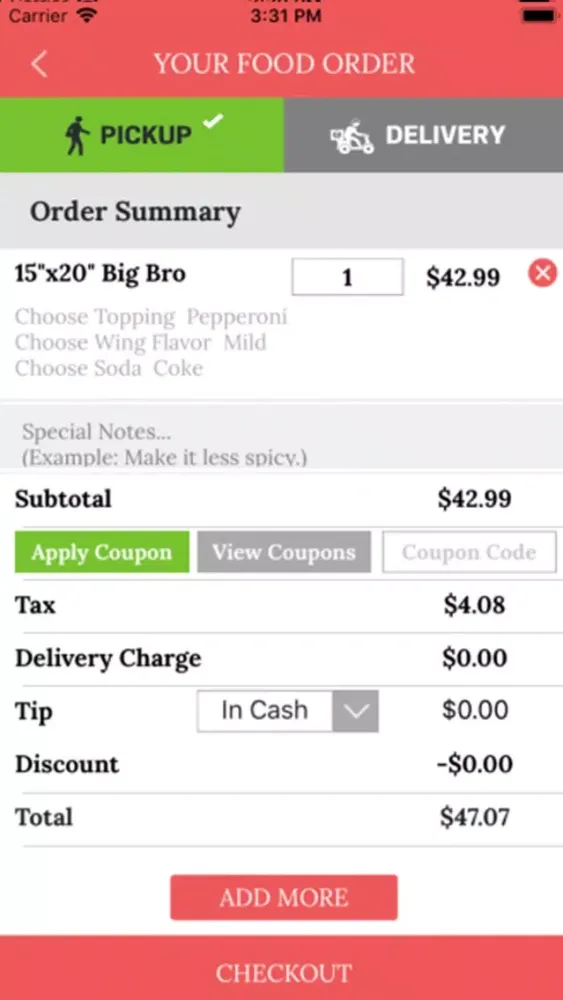 Baby Bros Pizza And Wings سکرین شاٹس
