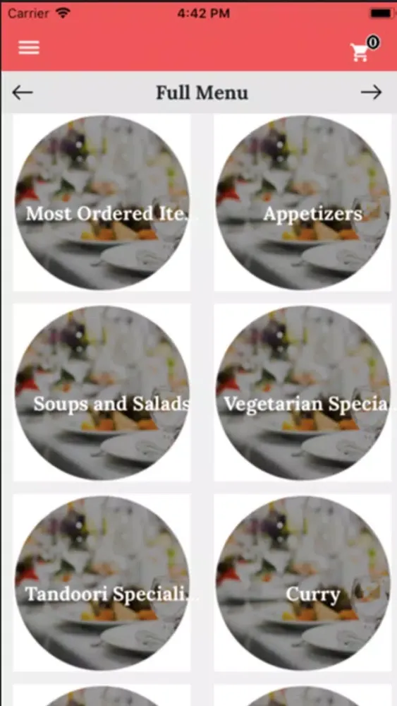 Crown Of India Cuisine سکرین شاٹس