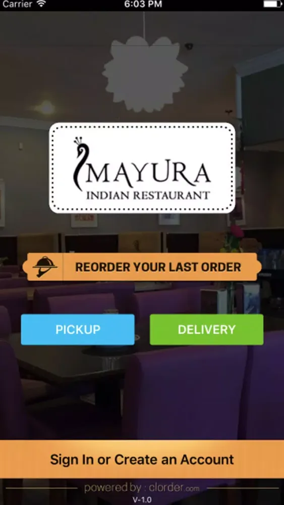 Mayura Restaurant स्क्रीनशॉट