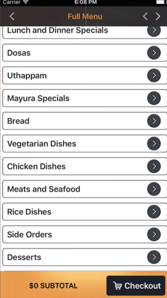 Mayura Restaurant स्क्रीनशॉट