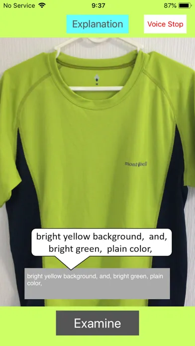 Examine Clothes Color スクリーンショット