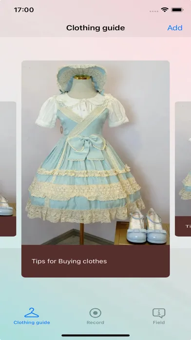 Clothes shopping notes应用截图