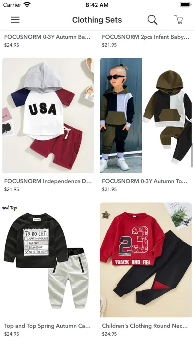 Cheap Cute Kids Clothing Screenshots