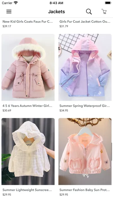 Cheap Cute Kids Clothing Screenshots