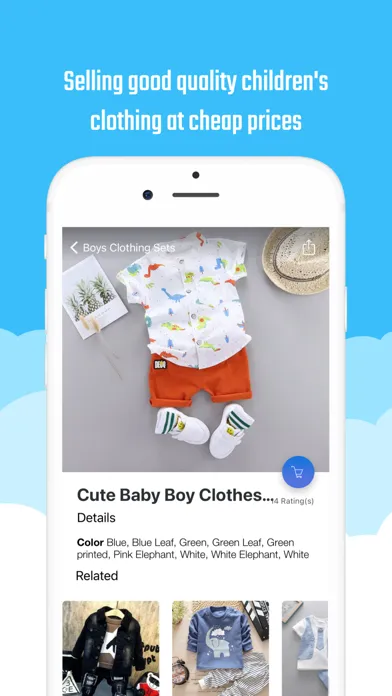 Captures d'écran de Clothing Kids Shop Online
