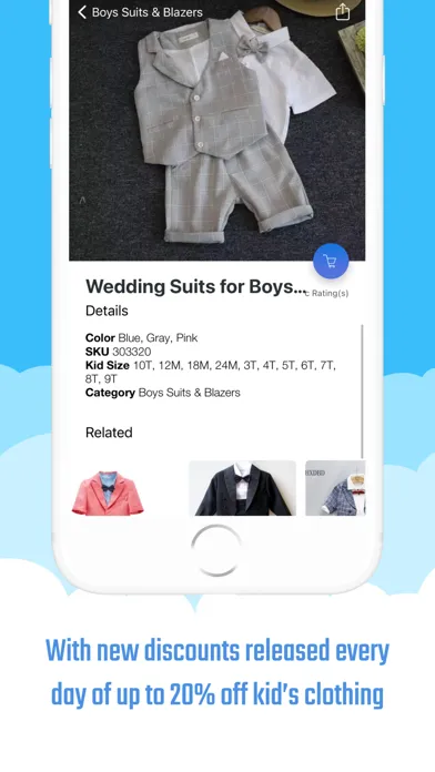 Captures d'écran de Clothing Kids Shop Online