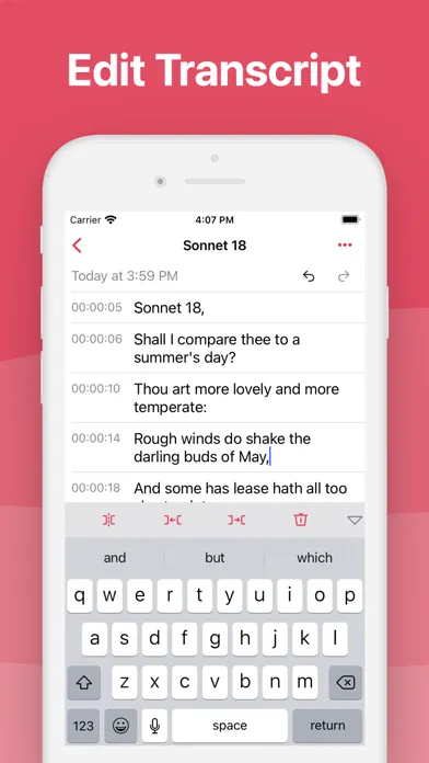 Скриншоты Transcribe Recorder - Memo