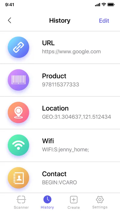 Скриншоты Barcode Scanner QR Code Reader