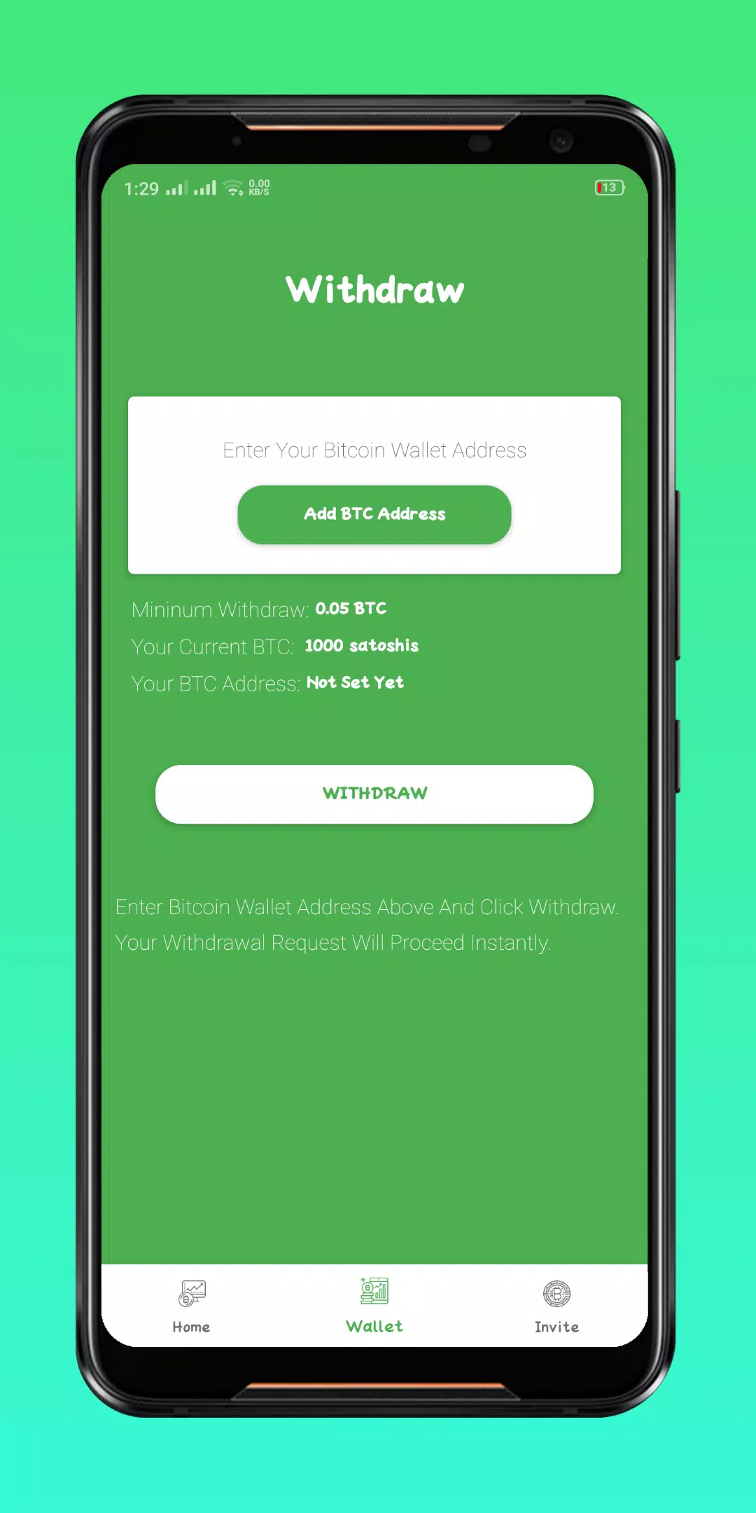 Cloud BTC Screenshots