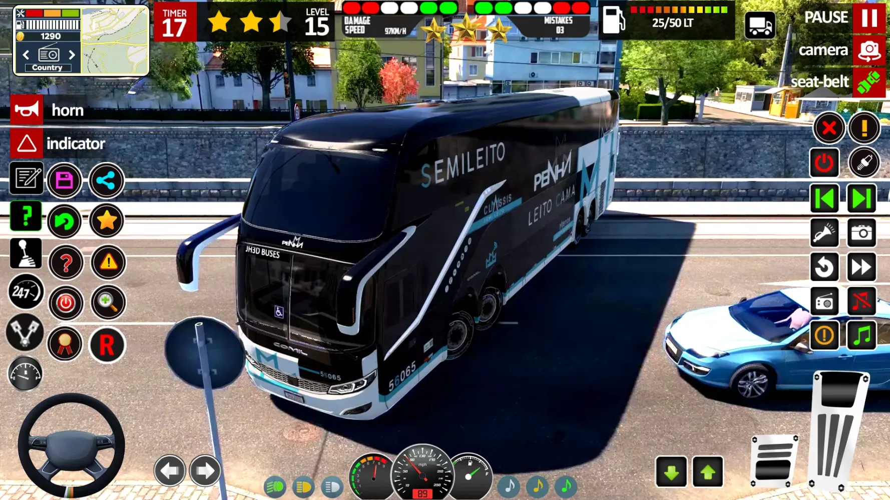 Tangkapan layar School Bus: Bus Driving Game