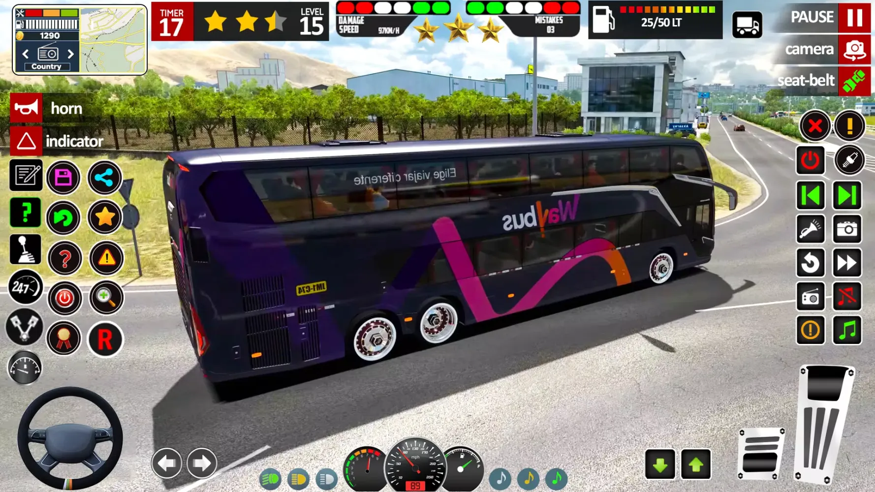 Tangkapan layar School Bus: Bus Driving Game