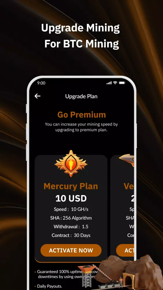 BTC Mining स्क्रीनशॉट