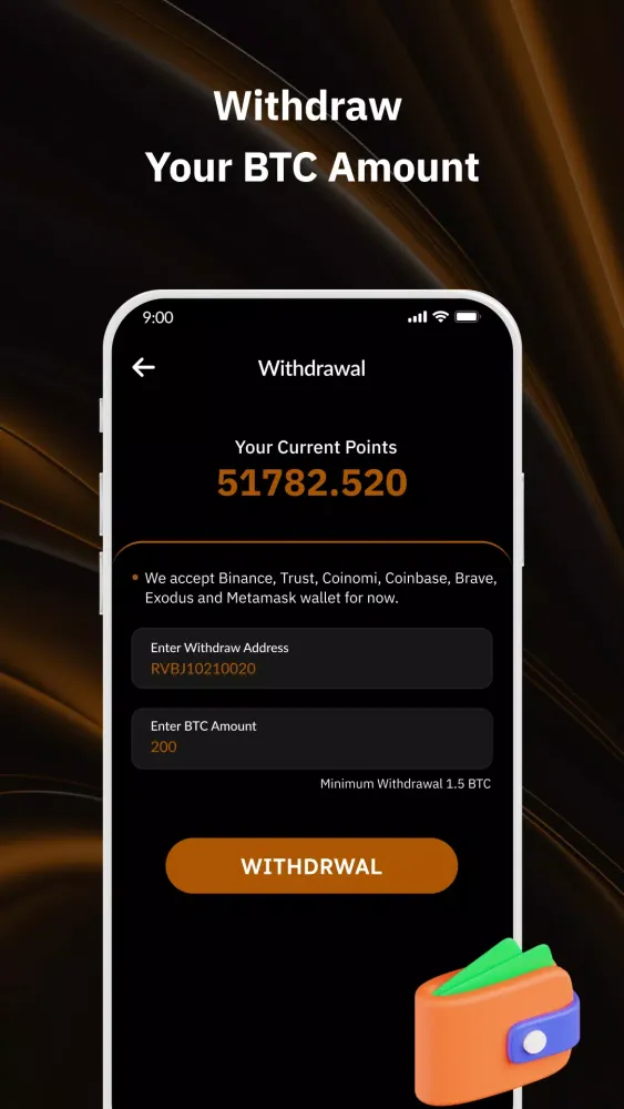 BTC Mining स्क्रीनशॉट