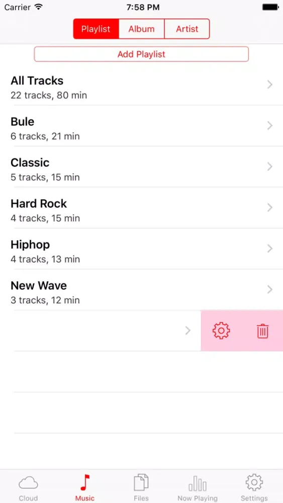 Capturas de tela do Cloud Play Pro - Music Player & Streamer for Dropbox, Google Drive, OneDrive, Box and iPod Library