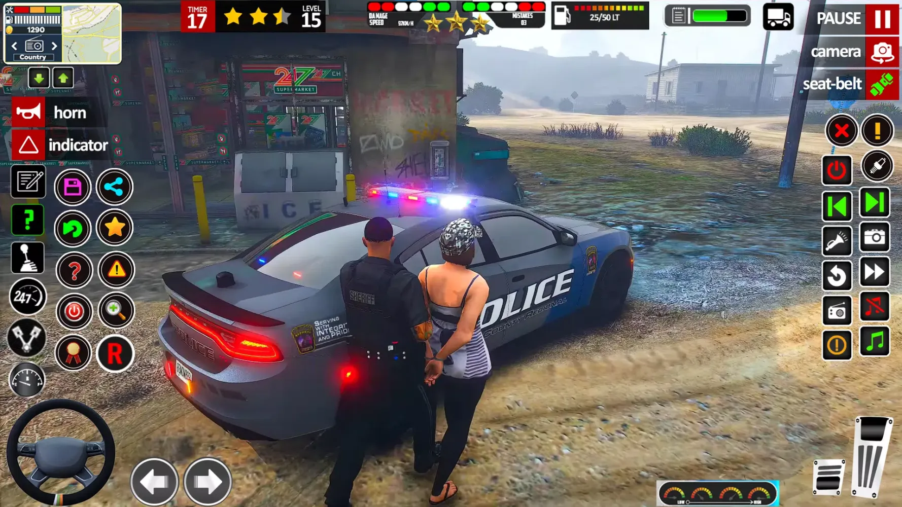 Captures d'écran de City Police Simulator: Cop Car