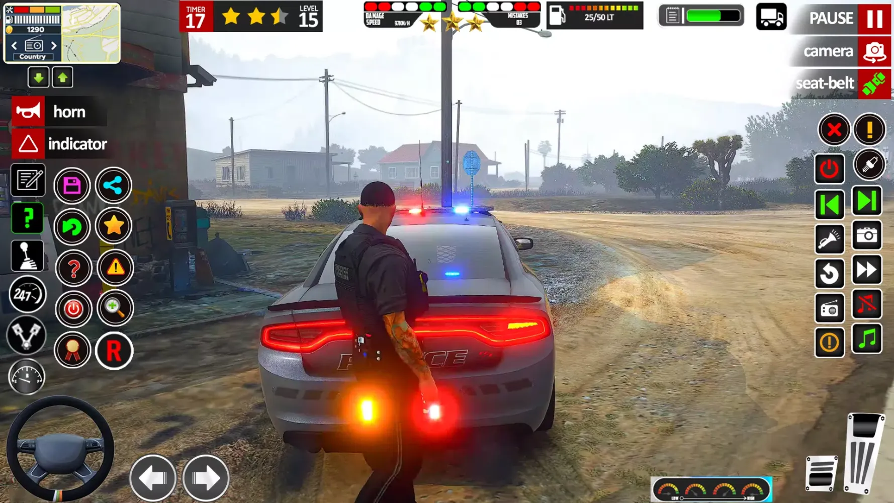 Captures d'écran de City Police Simulator: Cop Car