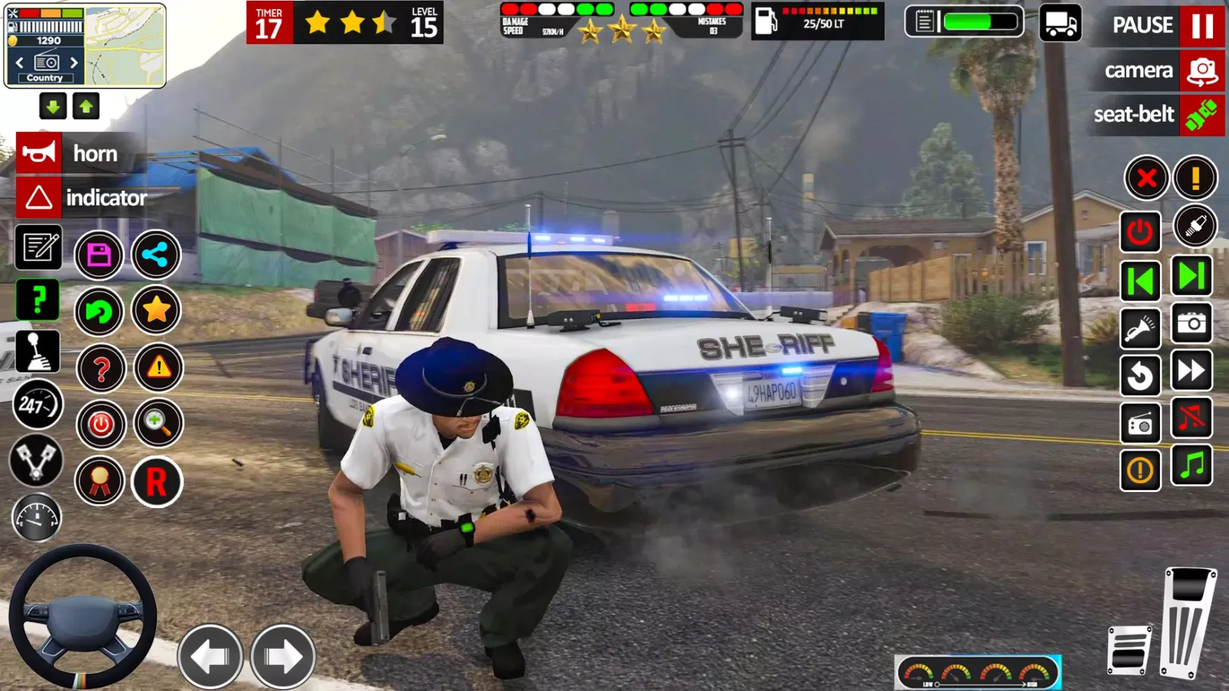 Captures d'écran de City Police Simulator: Cop Car