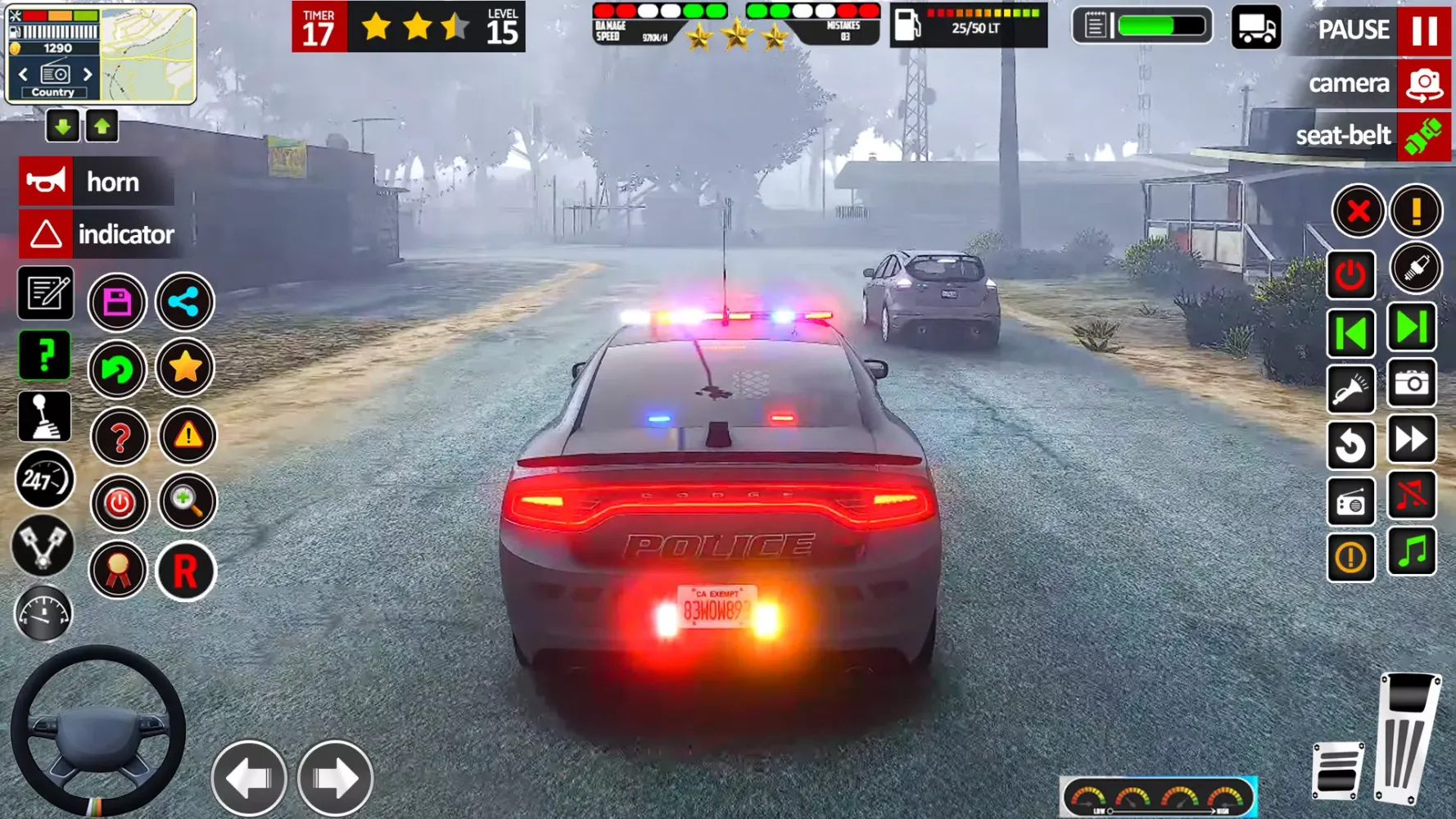 Captures d'écran de City Police Simulator: Cop Car