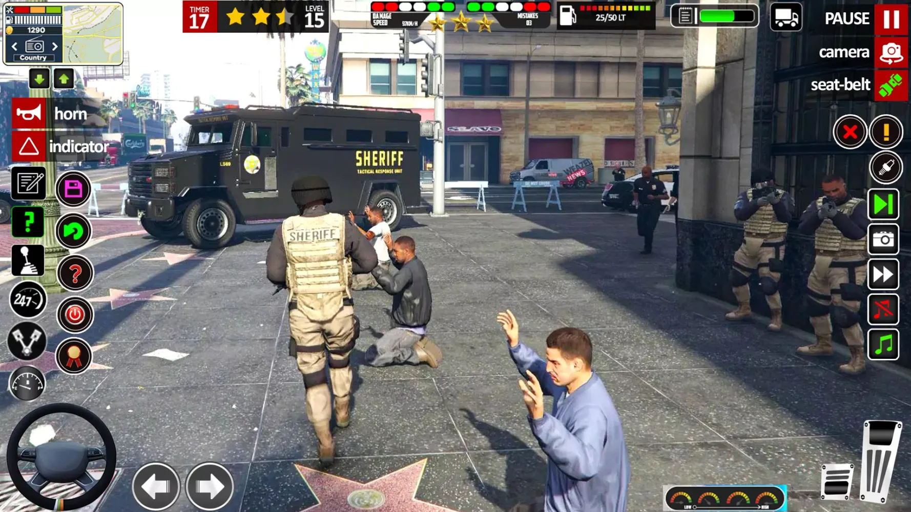 Captures d'écran de City Police Simulator: Cop Car
