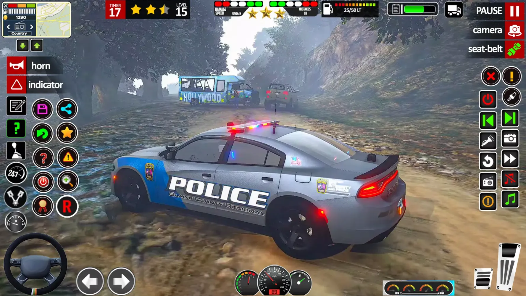 Captures d'écran de City Police Simulator: Cop Car