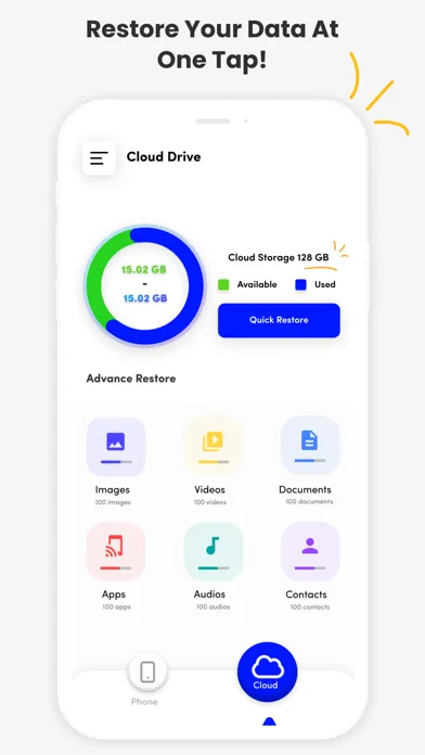 Cloud Storage: Easy Backup Screenshots