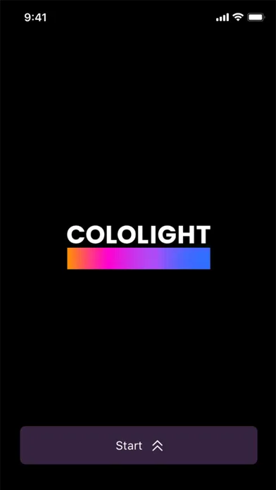 Tangkapan skrin Cololight
