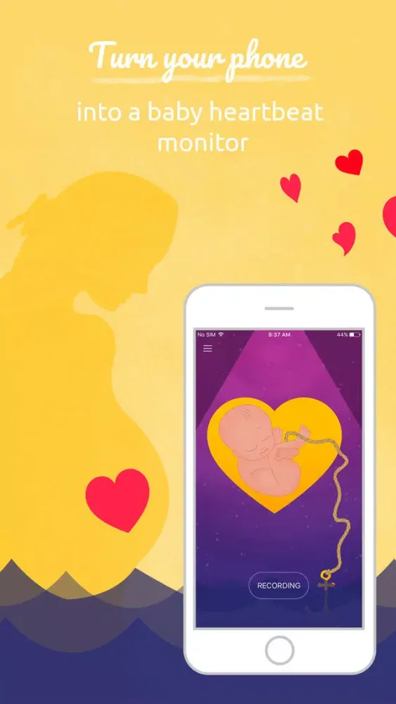 Baby's Heart Beat Monitor: Fetal Heartbeat Doppler Screenshots