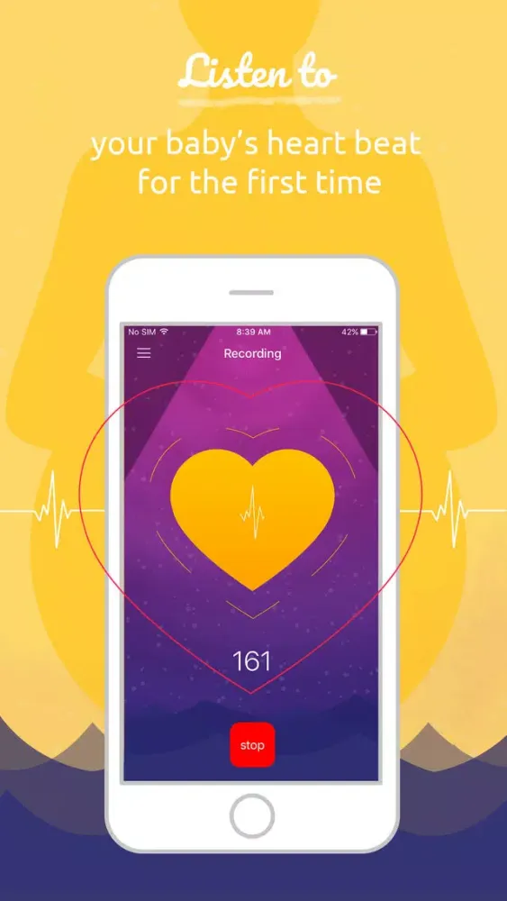 Baby's Heart Beat Monitor: Fetal Heartbeat Doppler Screenshots