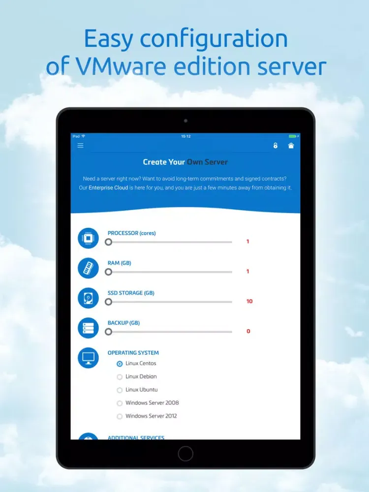 Cloud Virtual Server Hosting: Build Your Own Cluster For High-Aviability Solutions iPad  سکرین شاٹس