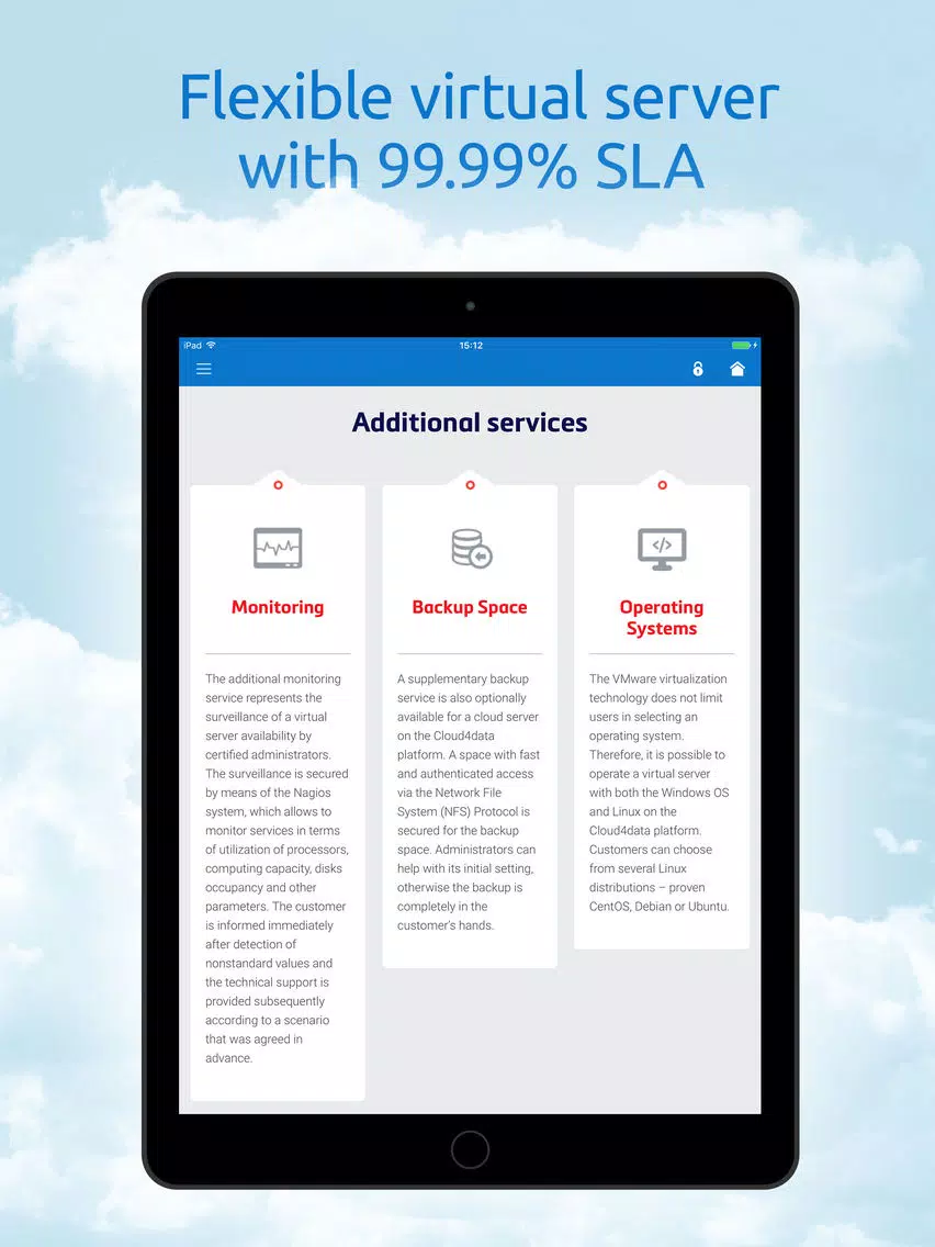 Tangkapan layar Cloud Virtual Server Hosting: Build Your Own Cluster For High-Aviability Solutions iPad 